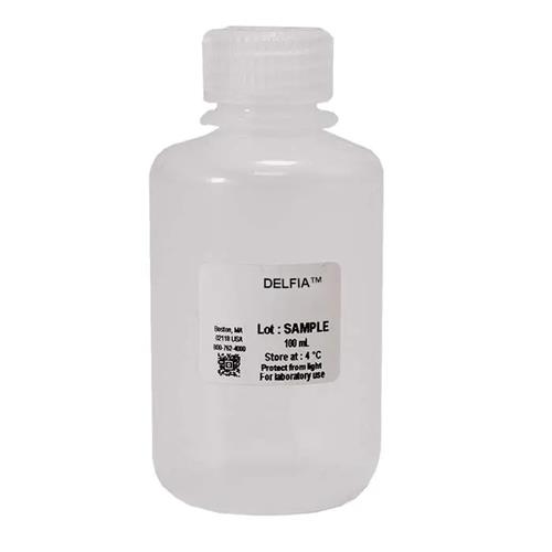4001-0010 | DELFIA® Enhancement Solution is used to create a fluorescent Europium or Samarium chelate for measuring DELFIA time-resolved fluorescence (TRF) assays. This solution is required for all DELFIA TRF assays.