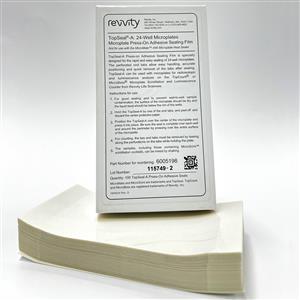 6005198 | Clear adhesive seal for 24-well microplates.