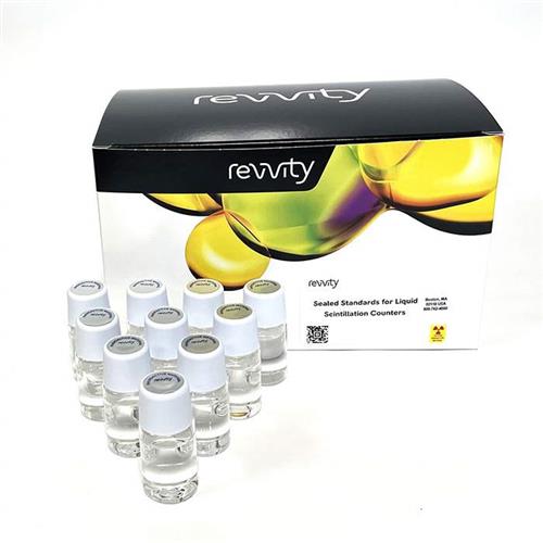 6010704A | Ultima Gold; quenched 3H standards for low level counting. These standards are used for accurate correction of variable quench when using liquid scintillation cocktails from the Ultima Gold family. This set of eight contains ~1 x 105 DPM/vial, in a 20 mL 