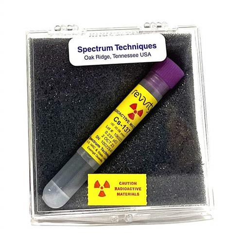 6018503 | Cesium-137 (137Cs) calibration source. 12 x 75 mm polypropylene tubes for linked belt or cassette sample changers.
