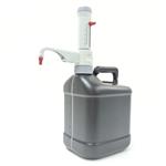 6055360 | Dispensettes permit rapid, repeatable dispensing of exact quantities of reagents (0.5 - 5.0 mL), and are commonly used to dispense scintillation cocktail directly from the stock bottle.