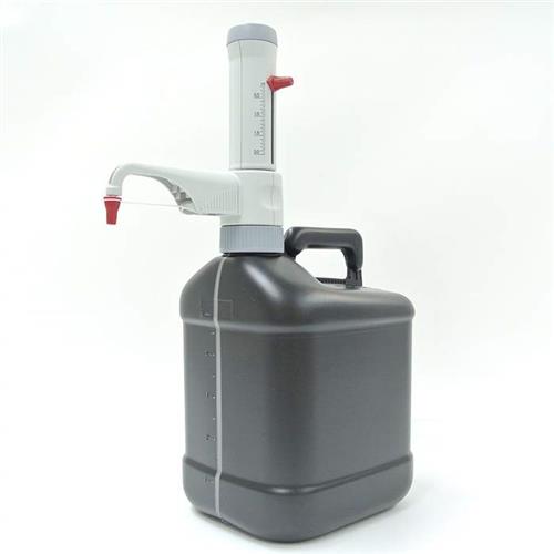 6055361 | Dispensettes permit rapid, repeatable dispensing of exact quantities of reagents (0.2 - 2.0 mL), and are commonly used to dispense scintillation cocktail directly from the stock bottle.