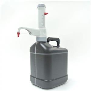 6055361 | Dispensettes permit rapid, repeatable dispensing of exact quantities of reagents (0.2 - 2.0 mL), and are commonly used to dispense scintillation cocktail directly from the stock bottle.