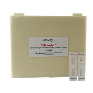 CP2-002 | Disposable, all-plastic hemacytometer manual cell counting chambers with improved Neubauer grid pattern, accommodating cells 2 to 80 µm in diameter. Packed in microscope slide boxes, ready to use.