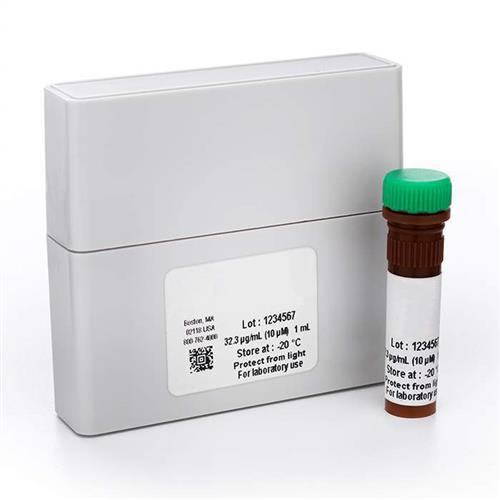 TRF0133-D | Generic peptide substrate for use in TR-FRET biochemical kinase assays. Refer to Selector Guide for validated kinases. ULight;-labeled synthetic peptide derived from residues 73-85 of rat Acetyl-CoA Carboxylase in which Ser77 is mutated to Ala (also known