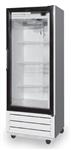 PS26SDA | 10 cf glass door refrig 3 shelves alarm access por