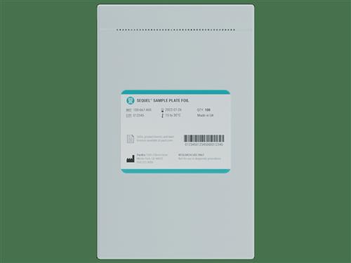Sequel sample plate foil