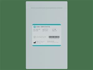 100-667-400 | Sequel sample plate foil