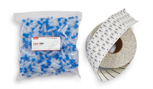 iSWAB-DNA-250 bag of 500 collection tubes