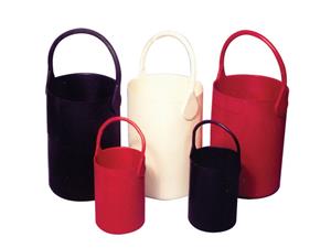 235345 | Large Red Bottle Tote Safety Carrier accommodates