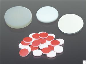 CAP-00515 | 24mm 0.125 Natural PTFE Silicone Septa Packed in b
