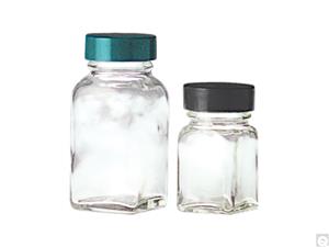 GLA-00825 | 1oz 30ml Clear Square Tablet Bottle with 33 400 ne