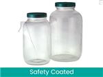 GLA-00949 | 64oz 1920ml Safety Coated Clear Standard Wide Mout