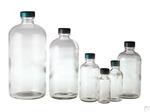 GLA-09761 | 32oz 950ml Clear Boston Round with 33 400 neck fin