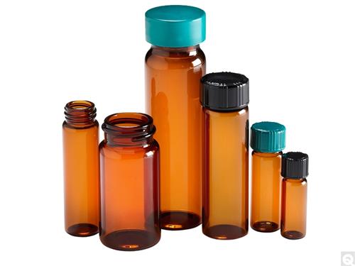 GLC-01065 | 27.50 x 95mm 10 dram 40ml Amber Borosilicate Vial