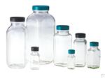 GLC-01284 | 2oz 60ml Clear French Square with 28 400 Green The