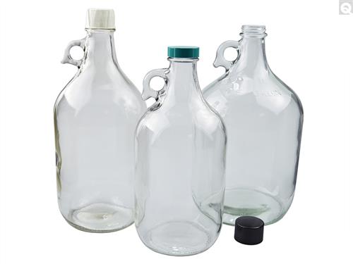 GLC-01438 | 128oz 3 840ml Clear Jug with 38 400 Black Phenolic