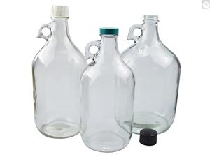 GLC-01438 | 128oz 3 840ml Clear Jug with 38 400 Black Phenolic