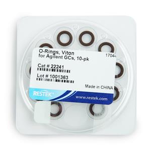 22241 | O-Rings, Viton for Agilent, PE Clarus 590/690, Thermo TRACE 1300/1310, and Varian 1177 GCs, 10-pk.