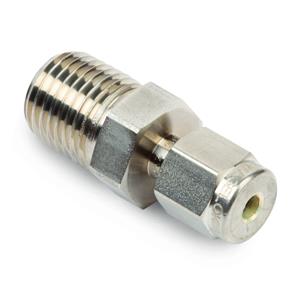 22565 | Siltek Fittings 1 4 to 1 8 NPT Male Connector Swag