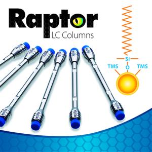 9304A12 | Raptor C18, 2.7µm, 100x2.1mm HPLC Column