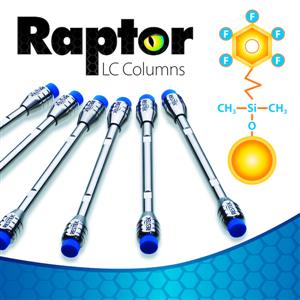 9319A1E | Raptor FluoroPhenyl, 2.7µm, 100x3.0mm HPLC Column