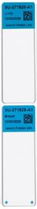 9046 | SmartWrite Blue Frosted Microscope Slides charged