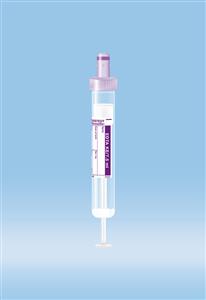 01.1605.100 | S-Monovette® K3 EDTA, 7.5 ml, Cap violet, 15 x 92 mm, Paper label, Sterile