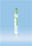 01.1613.100 | S-Monovette® Sodium heparin, 7.5 ml, Cap green, 15 x 92 mm, Paper label, Sterile