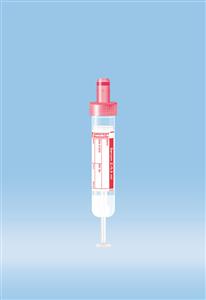 03.1397.100 | S-Monovette® Serum, 5.5 ml, Cap red, 15 x 75 mm, Paper label, Sterile