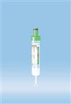 03.1631.100 | S-Monovette® Lithium heparin gel, 4.7 ml, Cap green, 15 x 75 mm, Paper label, Sterile
