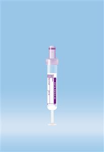 04.1901.100 | S-Monovette® K3 EDTA, 2.6 ml, Cap violet, 13 x 65 mm, Paper label, Sterile