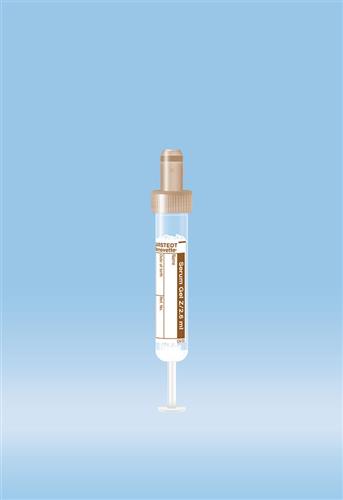 04.1905.001 | S-Monovette® Serum Gel, 2.6 ml, Cap brown, 13 x 65 mm, Paper label, Sterile