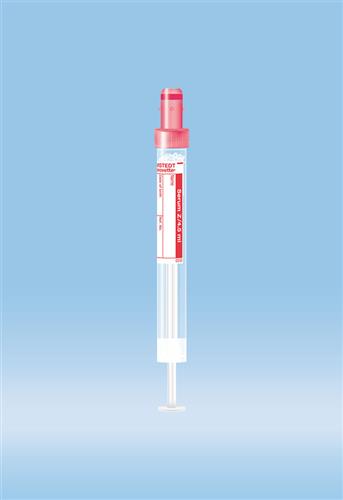 05.1104.100 | S-Monovette® Serum, 4.5 ml, Cap red, 11 x 92 mm, Paper label, Sterile