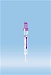06.1660.100 | S-Monovette® K2 EDTA, 1.2 ml, Cap violet, 8 x 66 mm, Paper label, Sterile