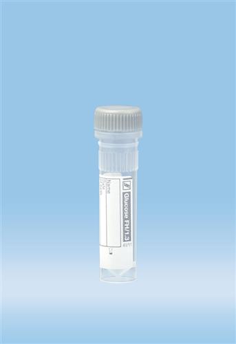 41.1394.105 | Micro sample tube, Fluoride/heparin, 1.3 ml, Screw cap, ISO