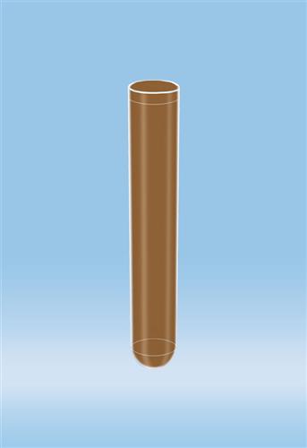 55.525.302 | Tube, 5 ml,  75 x 13 mm, amber, round base, PP