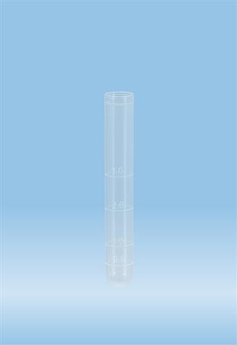 55.526.045 | Tube, 5 ml,  75 x 12 mm, round base, PP, molded graduations