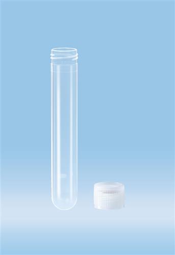 60.541.300 | Screw cap tube, 13 ml,  101 x 16.5 mm, round base, PP, cap included