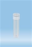 60.542.052 | Screw cap tube, 8 ml,  57 x 16.5 mm, flat base, PP, o-ring cap assembled, sterile