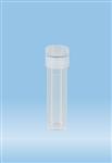 60.542.052 | Screw cap tube, 8 ml,  57 x 16.5 mm, flat base, PP, o-ring cap assembled, sterile
