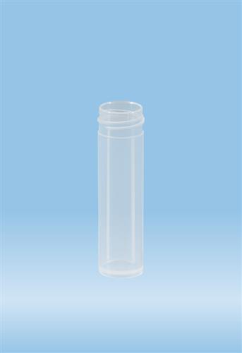 60.542.530 | Screw cap tube, 8 ml,  57 x 16.5 mm, flat base, PP, no cap