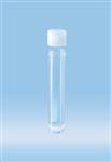 60.551 | Screw cap tube, 10 ml,  79 x 16 mm, round base with skirt, PP, cap included