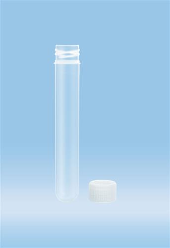 60.557.010 | Screw cap tube, 4.5 ml,  75 x 12 mm, round base, PP, no cap