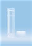 60.558 | Screw cap tube, 5 ml,  57 x 15.3 mm, conical base with skirt, PP, cap included