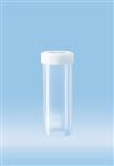 60.597.001 | Screw cap tube, 120 ml,  114 x 44 mm, flat base, PP, cap assembled, sterile