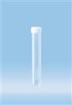 60.610.001 | Screw cap tube, 10 ml,  92 x 15.3 mm, round base, PP, cap assembled, sterile
