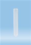 60.610.023 | Screw cap tube, 10 ml,  92 x 15 mm, round base, PP, no cap