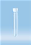 60.610 | Screw cap tube, 10 ml,  92 x 15.3 mm, round base, PP, cap included