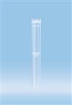 60.613.010 | Screw cap tube, 3.5 ml,  92 x 13 mm, flat false bottom, PP, no cap, 100 piece(s)/bag